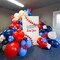 Red Blue White Balloons, 60 Pcs 12 Inches Red White Blue Balloon Set, Blue and Red Party Balloons for Party Decorations